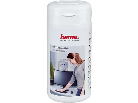HAMA 00113805 - Lingettes de nettoyage de bureau (Blanc)