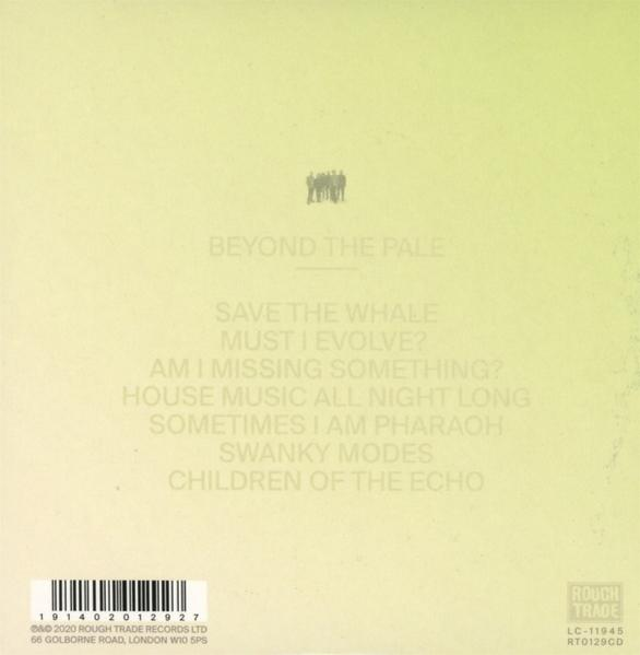 Album-Rückseite mit Trackliste: 'Beyond The Pale', 'Save The Whale', 'Must I Evolve?' und mehr.