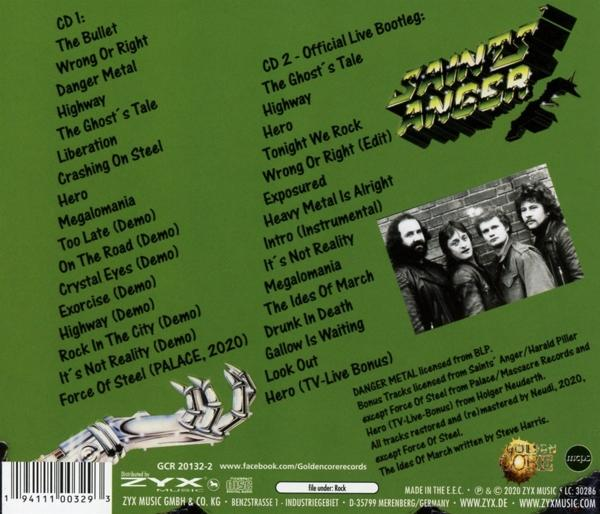 Metal - Anger S Saint (CD) Danger -