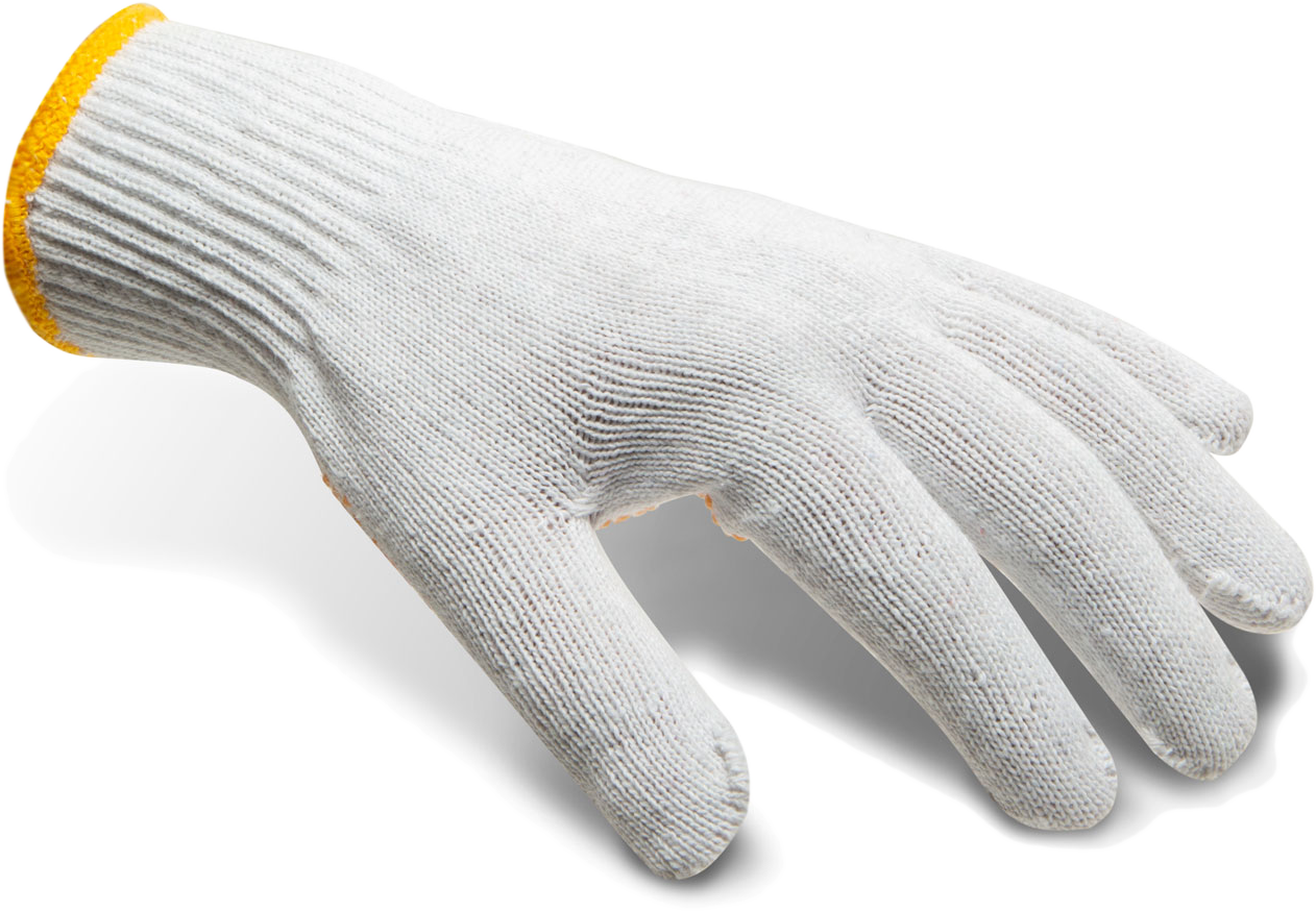 HANDY 11122L Csúszásmentes pamut kesztyű, L, 1 pár