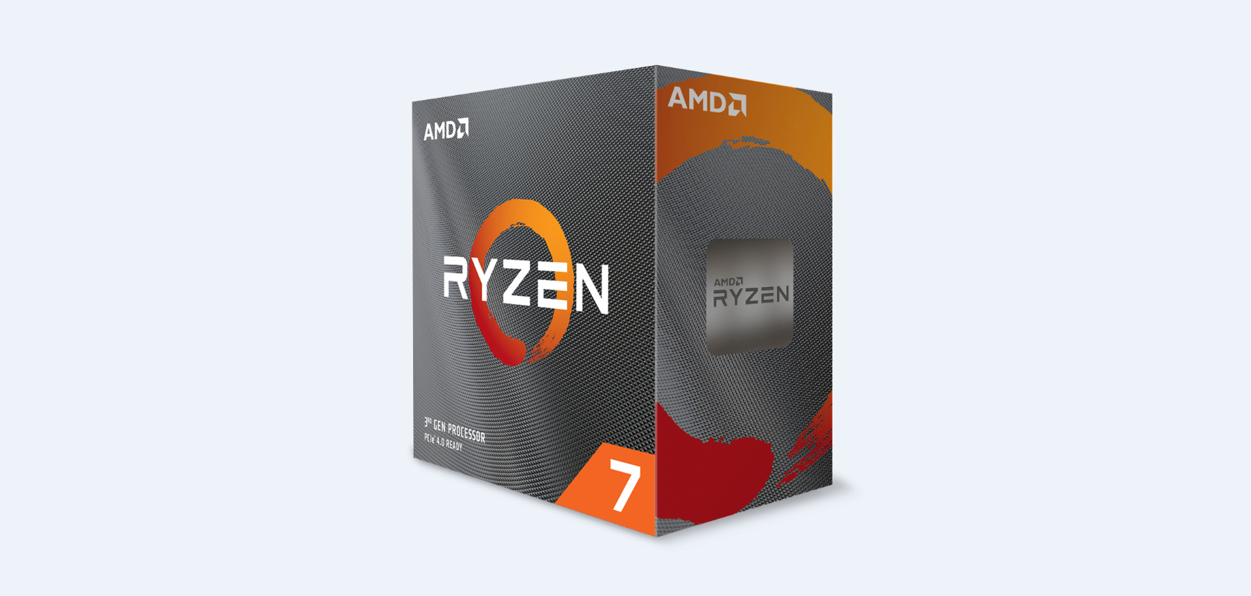 AMD Ryzen™ 7 3800XT (100-100000279WOF) Prozessor, Mehrfarbig