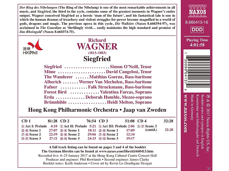 Thumbnail - Matthias Goerne, Heidi Melton, Hong Kong Philharmonic Orchestra, Simon O'neill, David Cangelosi, Werner Van Mechelen - S...