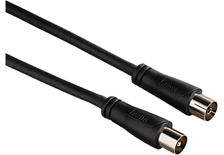 HAMA 00122408 - Câble d'antenne (Noir)