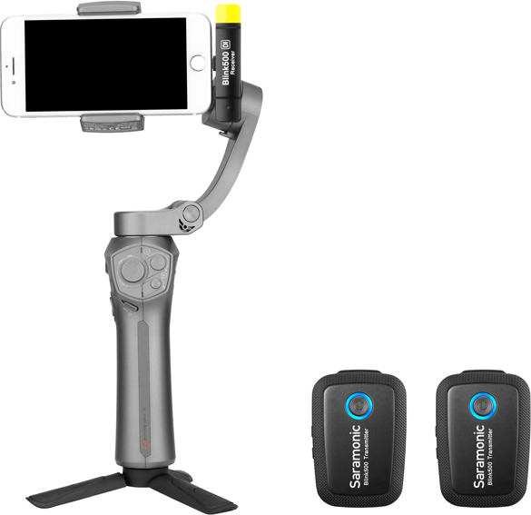 SARAMONIC Blink 500 B4 - Microphone sans fil (Noir)