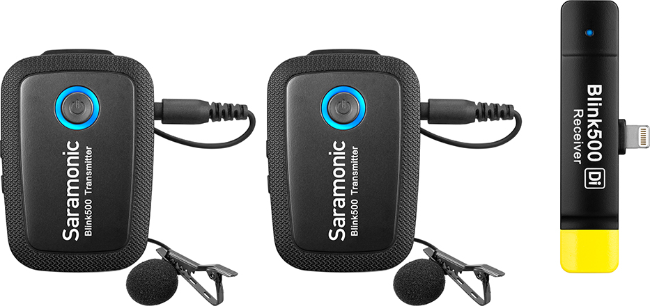 SARAMONIC Blink 500 B4 - Microphone sans fil (Noir)