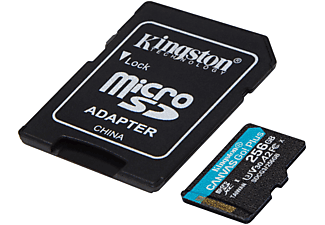 KINGSTON Canvas Go! Plus, T-Flash, Micro-SD Speicherkarte, 256 GB