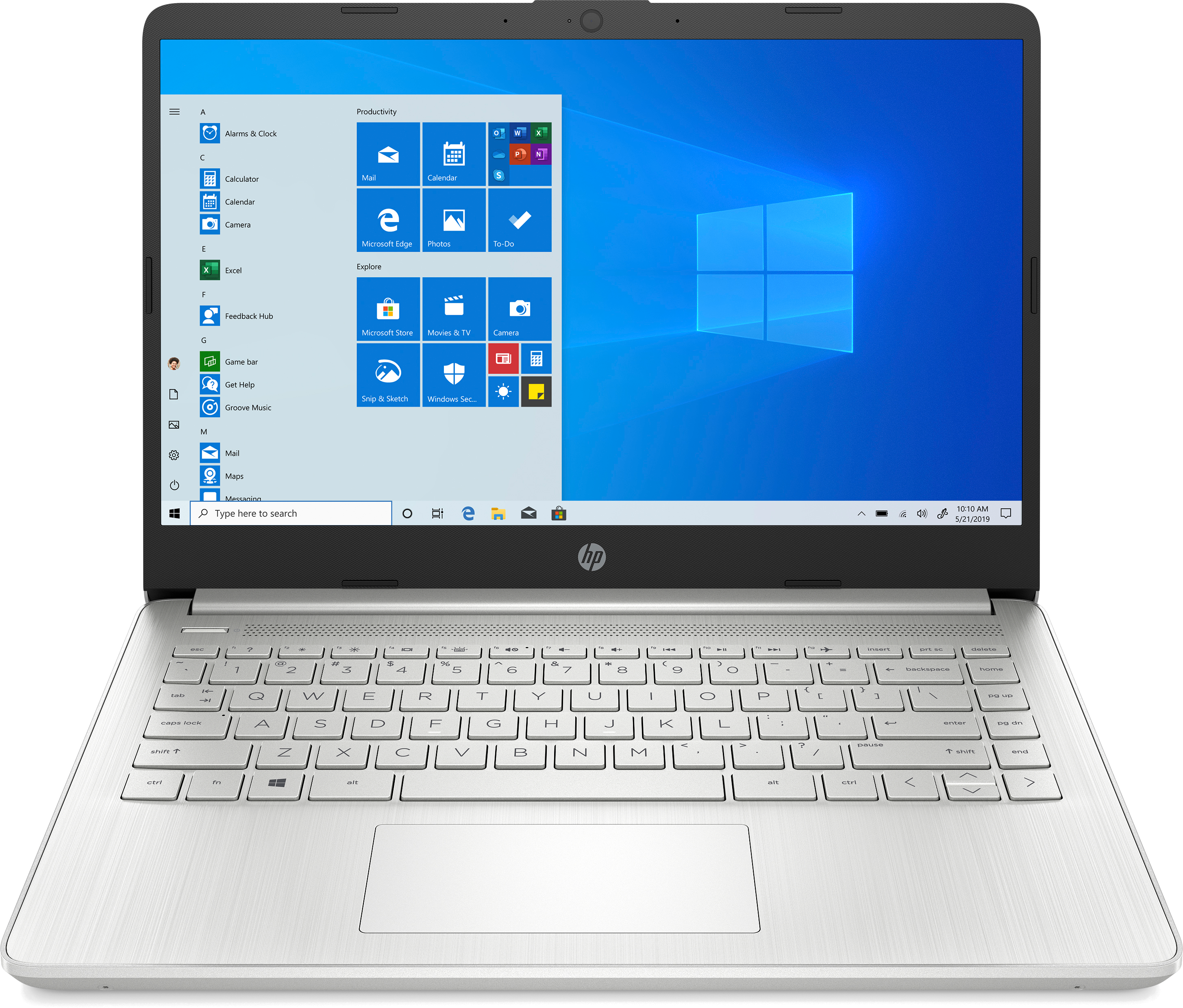 HP Notebook 14s-fq0905ng, 3150U, 8GB RAM, 256GB SSD, Natural Silver (1K1N9EA) Notebook, 14 Zoll, Full-HD, AMD Athlon™ Gold 3150U, 8 GB, 256 GB SSD