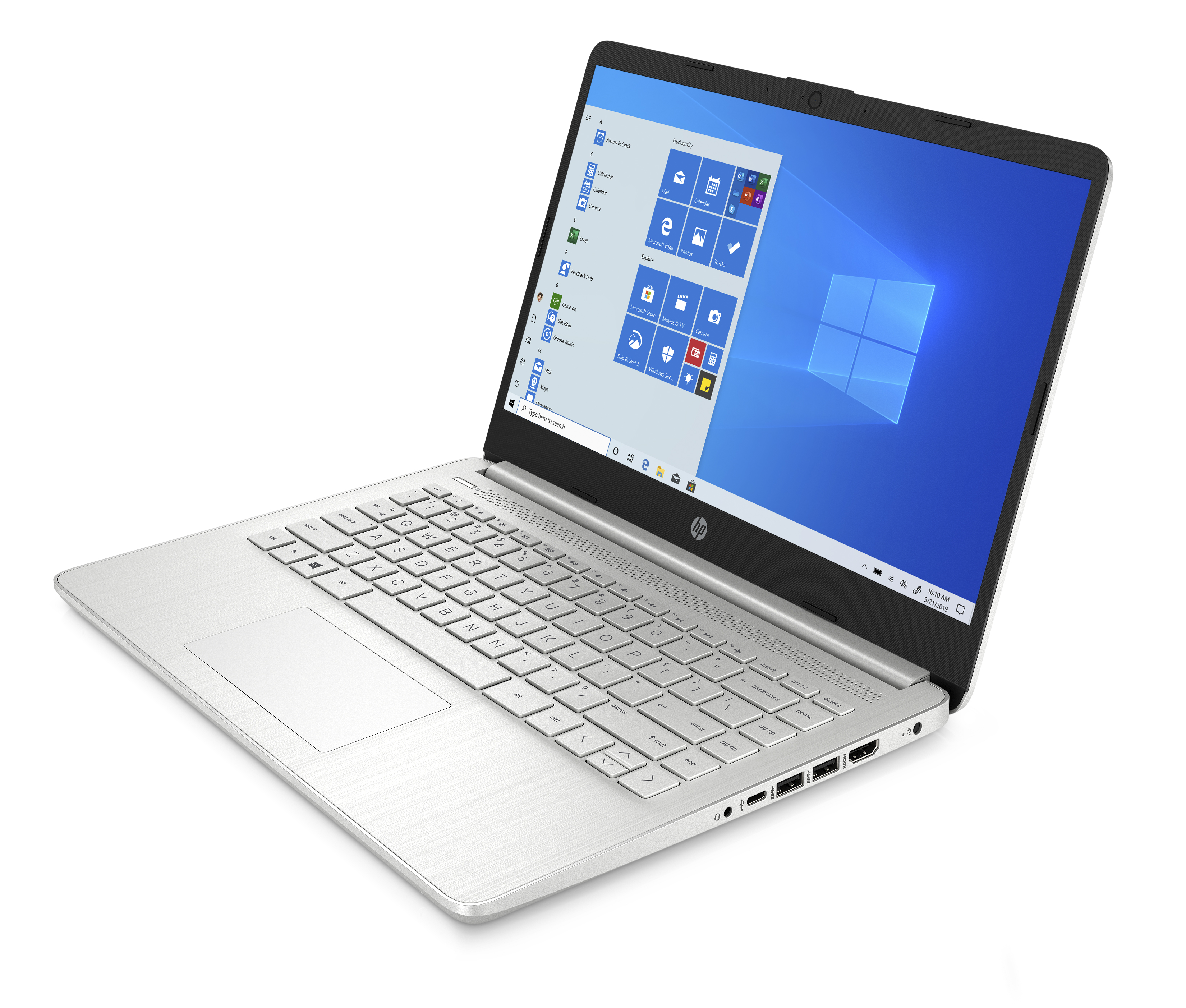 HP Notebook 14s-fq0905ng, 3150U, 8GB RAM, 256GB SSD, Natural Silver (1K1N9EA) Notebook, 14 Zoll, Full-HD, AMD Athlon™ Gold 3150U, 8 GB, 256 GB SSD