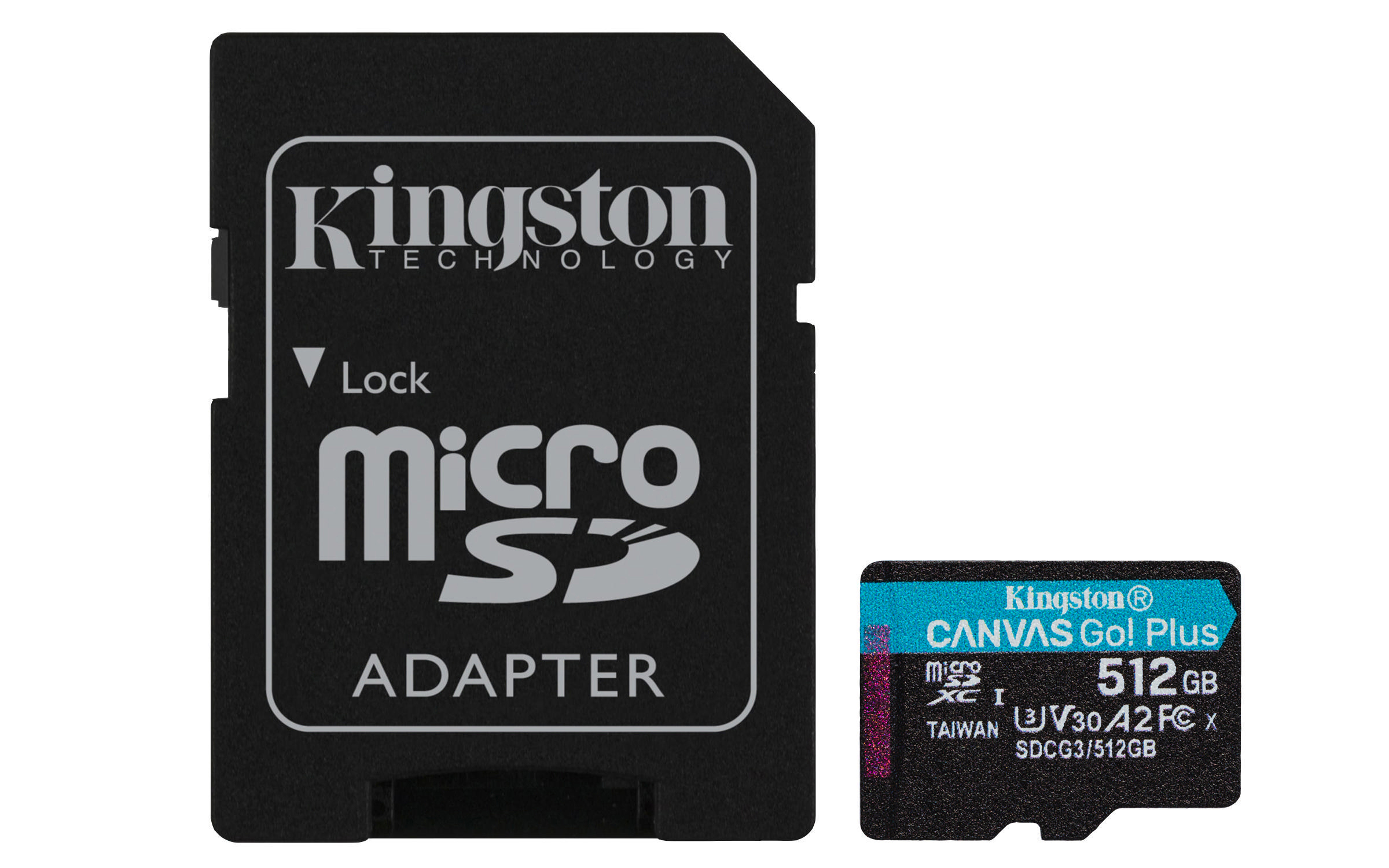 KINGSTON Canvas Go! Plus, T-Flash, Micro-SD Speicherkarte, 512 GB