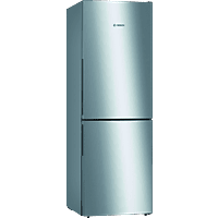 BOSCH KGV 332 LEA Kühlgefrierkombination (E, 228 kWh, 1760 mm hoch, Edelstahl-Optik)