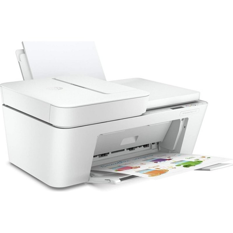 Impresora multifunción - HP DeskJet Plus 4120, Color, 5.5 ppm, Wifi, Compatible con HP Instant Ink