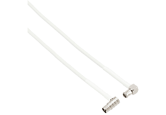 HAMA 00122169 - Câble de connexion large bande (Blanc/Argent)