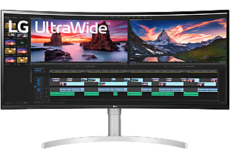 LG 38WN95C-W 38'' Ívelt UltraWide QHD+ 144Hz 21:9 G-Sync nanoIPS LED Gamer Monitor