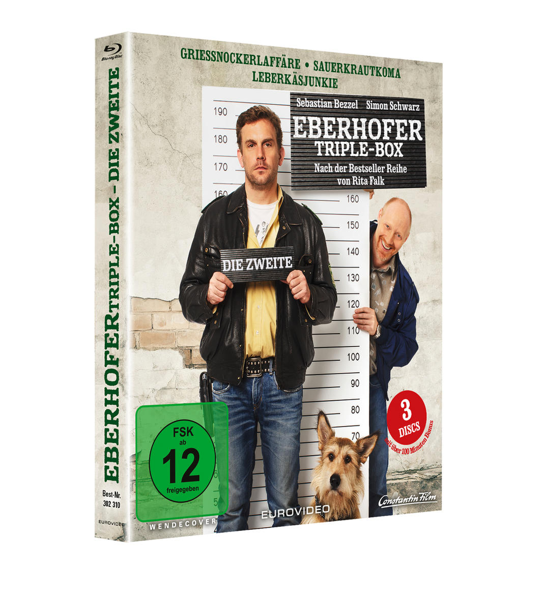 Blu-ray-Box-Set eines Films mit Mann und Hund und Text.