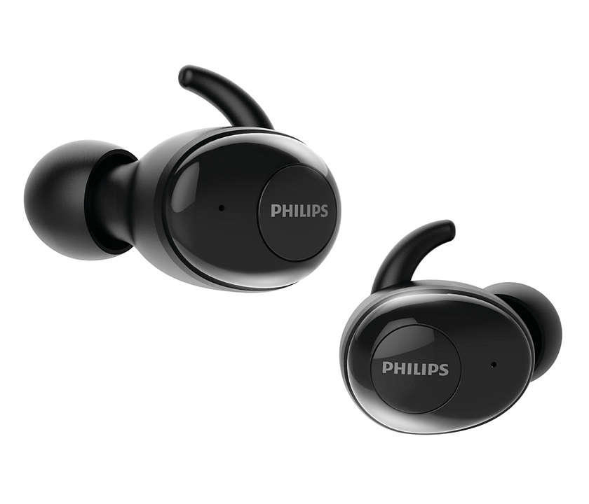 PHILIPS UpBeat SHB2515BK/10, In-ear Kopfhörer Bluetooth Schwarz
