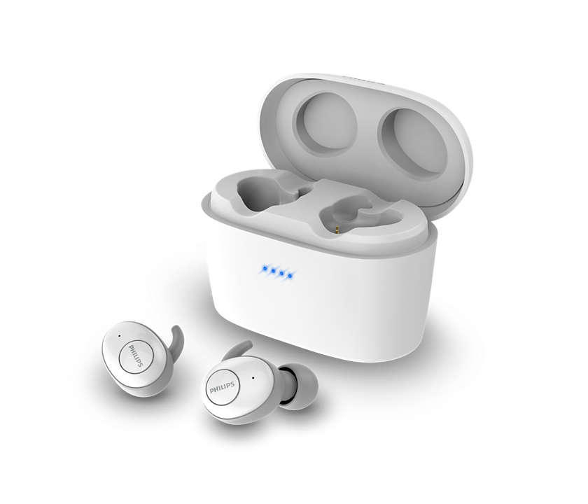 PHILIPS UpBeat SHB2515WT/10, In-ear Kopfhörer Bluetooth Weiß