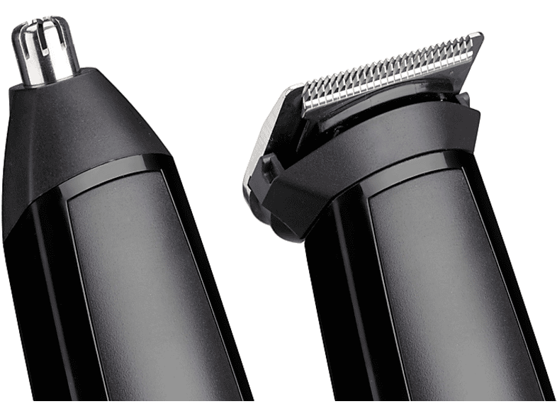 Afeitadora - BaByliss MT725E, 6 en 1, 60 min. autonomía, 8 horas carga, Guías para barba, Negro