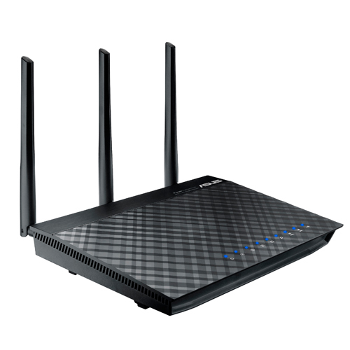 Pack 2 Routers -  ASUS RT-AC66U AiMesh AC1750, Negro