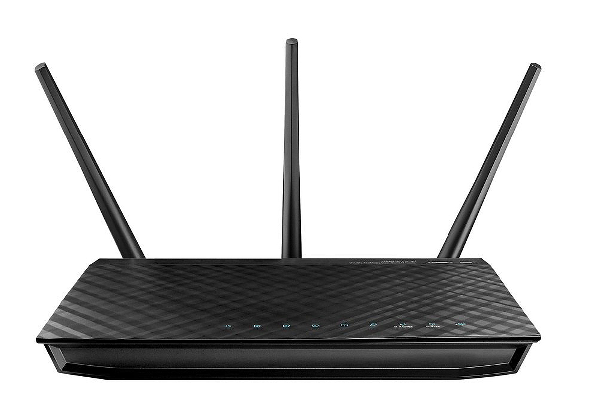 Pack 2 Routers -  ASUS RT-AC66U AiMesh AC1750, Negro