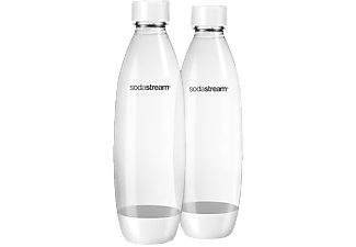 SODASTREAM Fuse 2x1 L Duo - Bottiglie (Trasparente/Bianco)