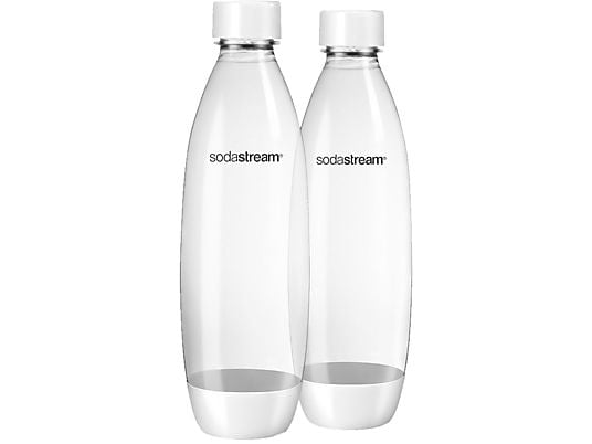 SODASTREAM Fuse 2x1 L Duo - Bottiglie (Trasparente/Bianco)