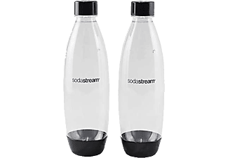 SODASTREAM Fuse 1L Duo - Bottiglie (Trasparente/Nero)