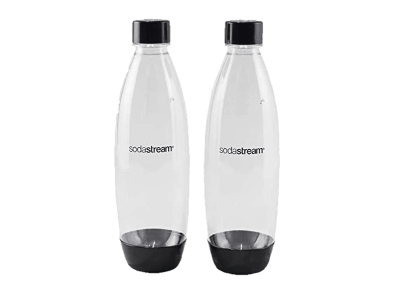 3 pezzi Trasparente Bottiglie per gasatore SodaStream 