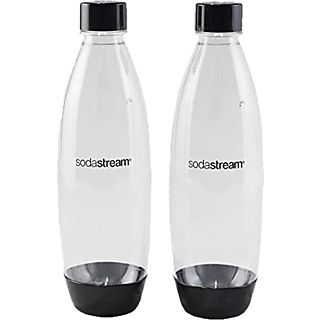 SODASTREAM Fuse 1L Duo - Bottiglie (Trasparente/Nero)
