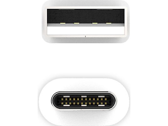 ARTWIZZ 8447-1611 - Câble de chargement et de données USB-C vers USB-A (Blanc)