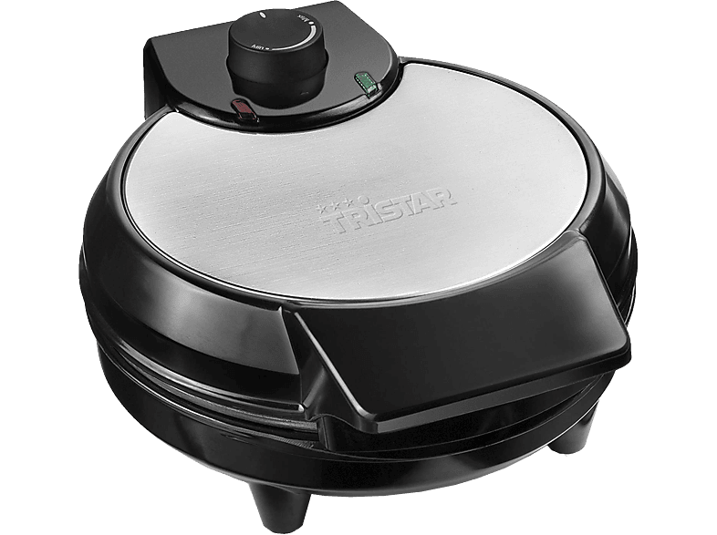 TRISTAR WF-1160 - Waffeleisen (Schwarz/Edelstahl)