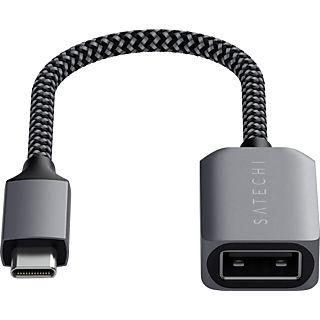 SATECHI ST-UCATCM - Adapterkabel USB-C zu USB 3.0 (Dunkelgrau/Schwarz)