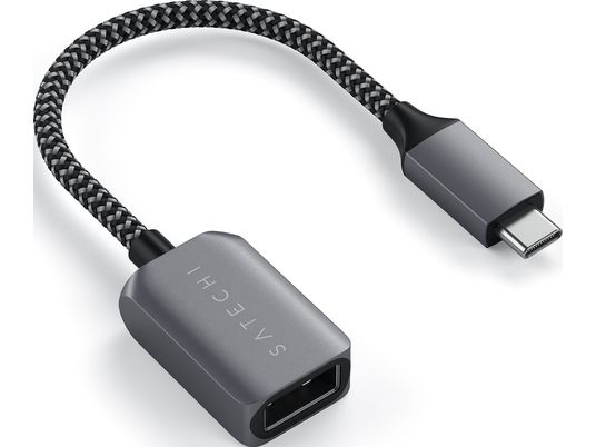 SATECHI ST-UCATCM - Adapterkabel USB-C zu USB 3.0 (Dunkelgrau/Schwarz)