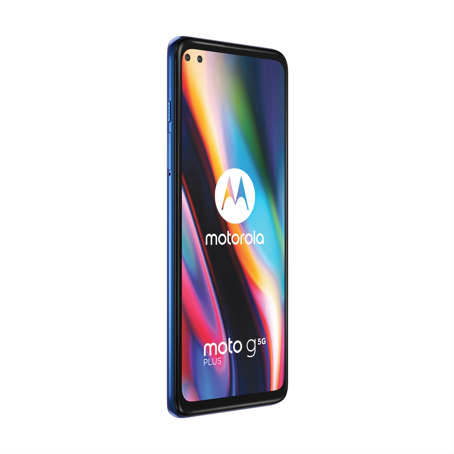 Móvil - Motorola Moto G 5G Plus, Azul, 128 GB, 6 GB RAM, 6.7" Full HD+, Snapdragon 765 5G, 5000 mAh, Android