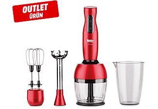 FAKIR Lucca 1000W Blender Set Kırmızı Outlet 1144770