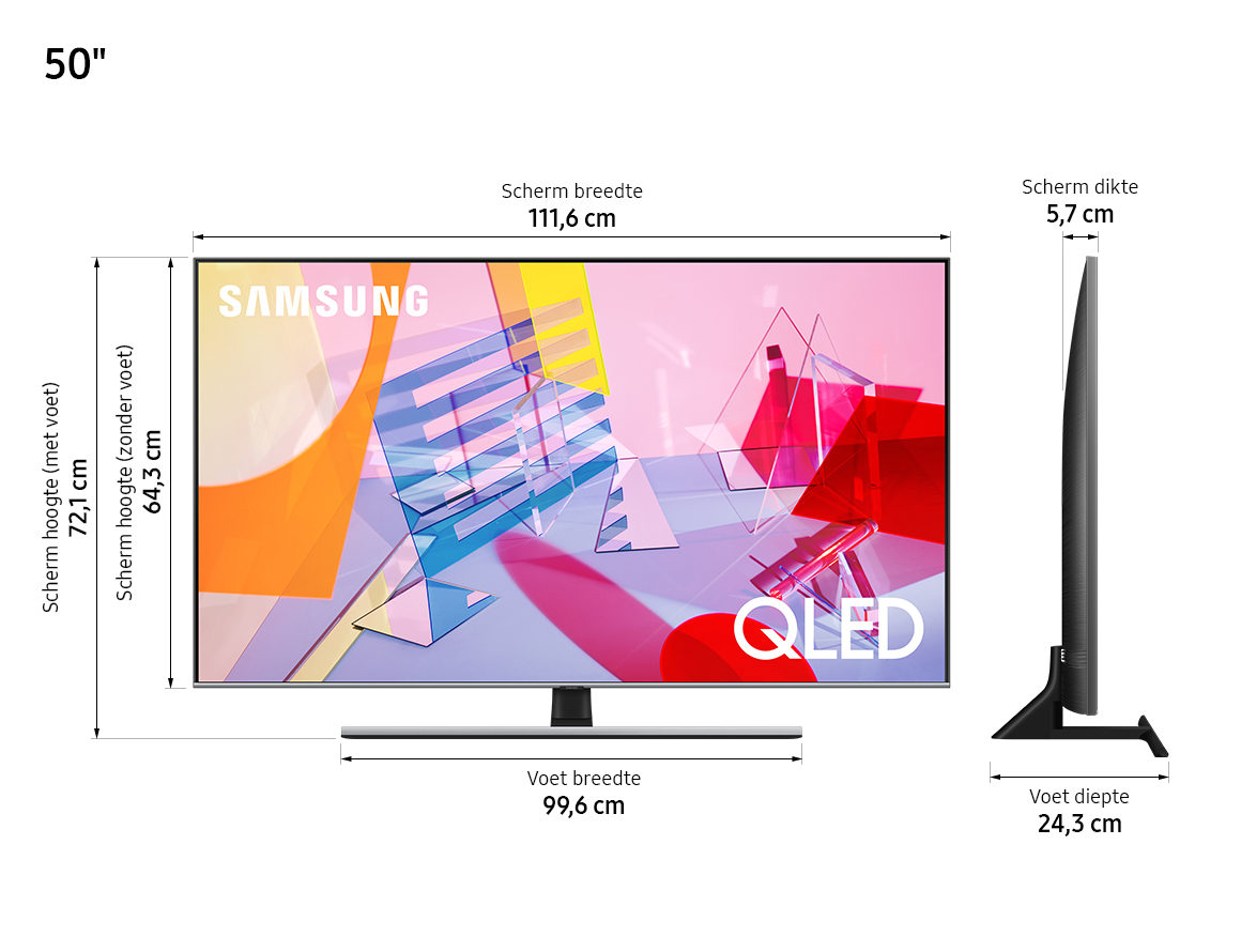 SAMSUNG QE50Q64TASXXN 50" QLED Smart 4K - QLED 4K - TV QLED - 50 pouces