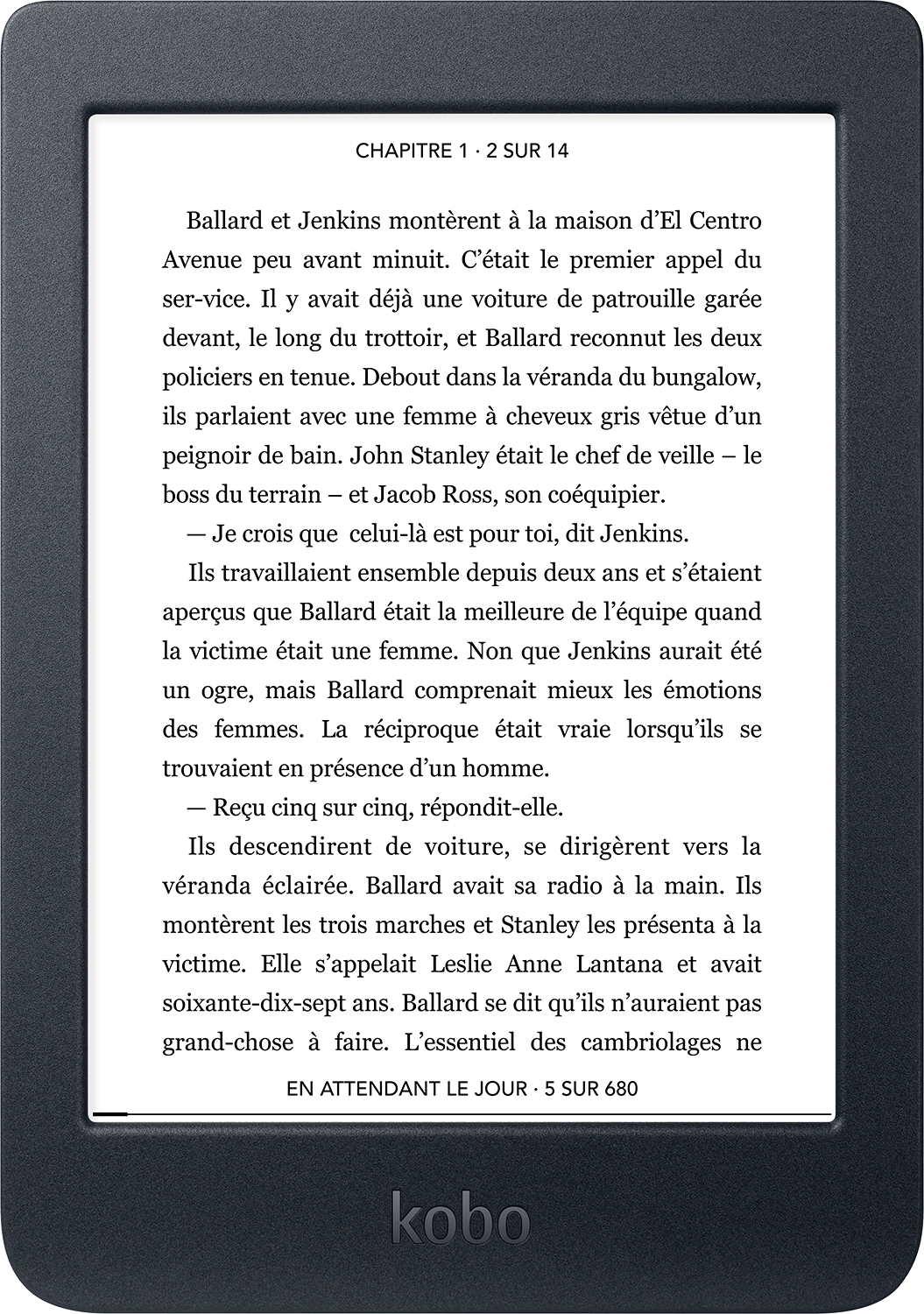 KOBO E-reader Nia Noir (N782-SP-BK-S-EP)