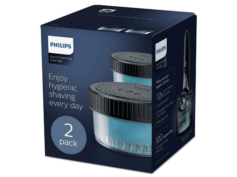 Philips CC12/50 Reinigungskartusche für Quick Clean Pod, 2x 160ml