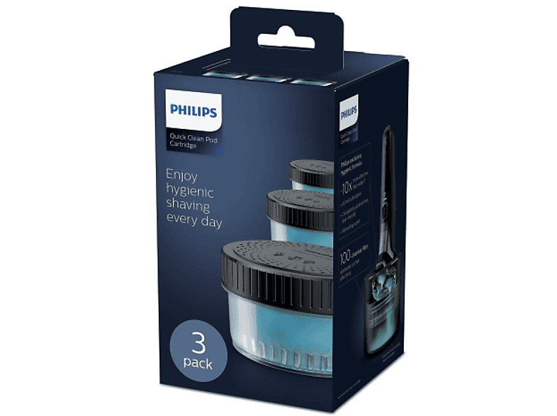 Philips CC13/50 Reinigungskartusche für Quick Clean Pod, 3x 160ml