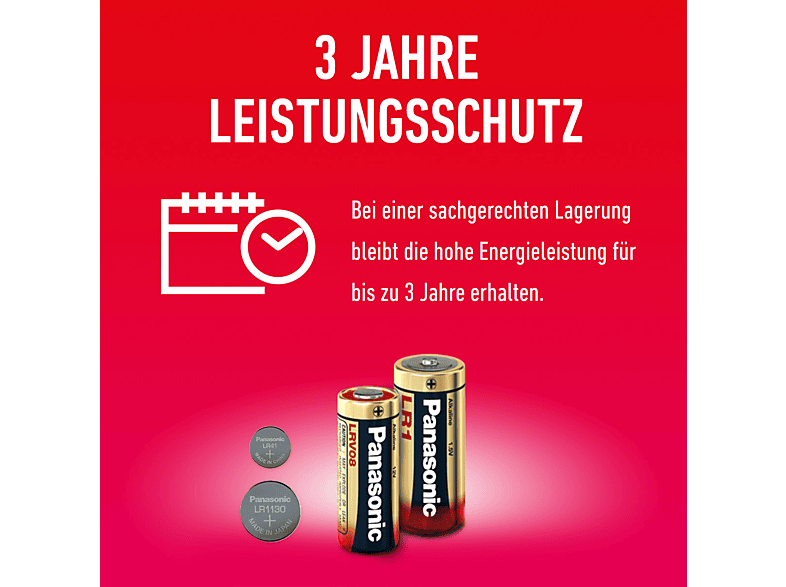 Thumbnail - PANASONIC LR 1130 LR1130 Knopfzelle, Alkaline, 1.5 Volt, 65 mAh