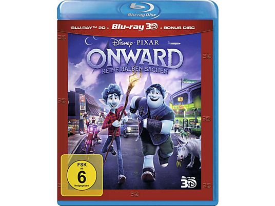 Onward - Keine halben Sachen (3D+2D+Bonus) 3D Blu-ray (+2D) (Blu-ray 3D: Deutsch, Englisch / Blu-ray 2D: Deutsch, Italienisch, Englisch)