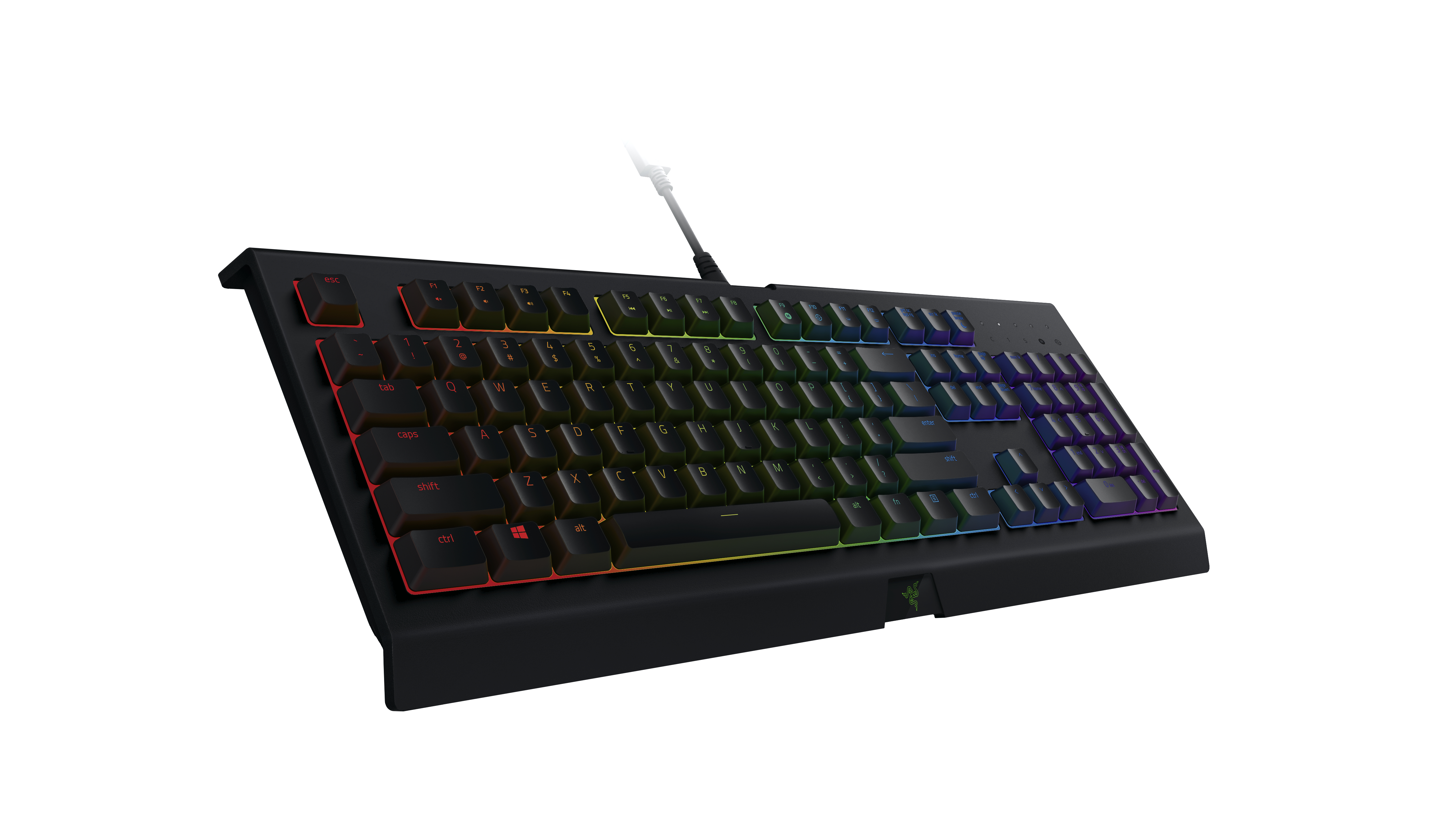 RAZER Cynosa Chroma, Gaming Tastatur, Rubberdome, Razer Ultra-Low Profile, kabelgebunden, Schwarz