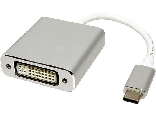 BLANK 12.88.3205 - Adaptateur USB-C vers DVI, 0.1 m, Argent
