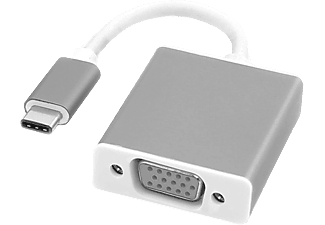 BLANK 12.88.3200 - Adapter USB-C zu VGA, 0.1 m, Silber