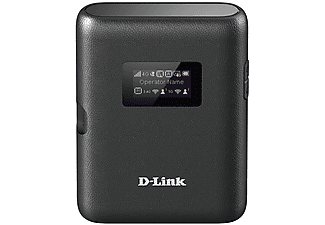 Router inalámbrico -  D-Link DWR-933, 4G/LTE hasta 300 Mbps,  10 dispositivos Wi-Fi, Autonomía 14 hrs, Negro