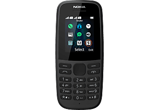 NOKIA 105 (2019) Mobiltelefon, Schwarz