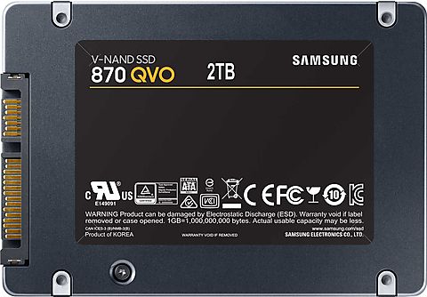 SAMSUNG SSD harde schijf 2 TB 870 QVO (MZ-77Q2T0BW)