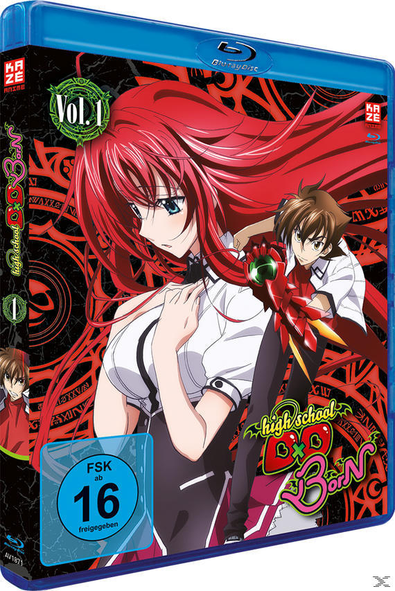 Anime Blu-ray Cover. Eine weibliche Figur mit roten Haaren ist zu sehen.