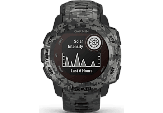 GARMIN Smartwatch Instinct Solar Camo, Schiefergrau (010-02293-05)