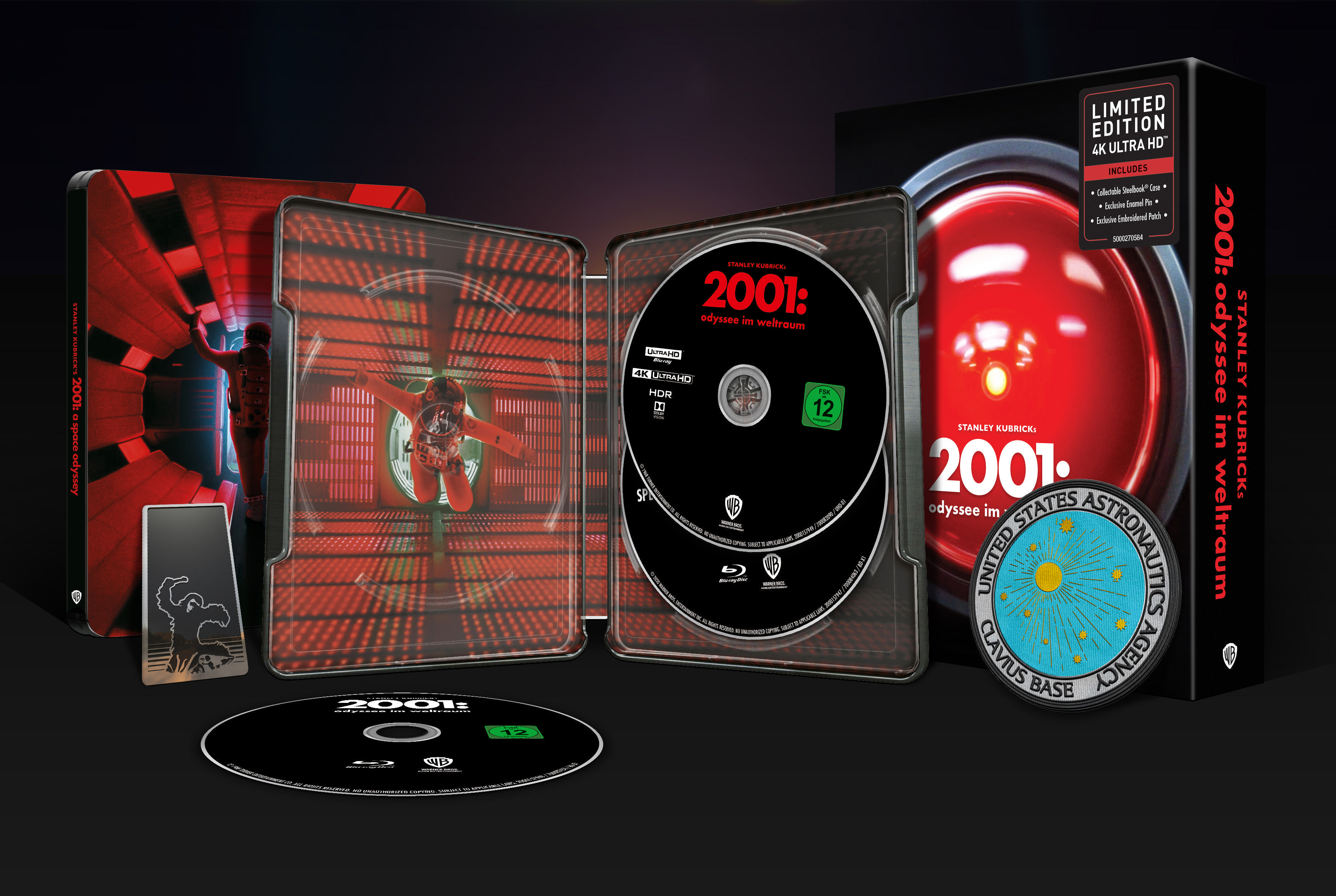 2001: A SPACE ODYSSEY exklusives 4K SteelBook (Limited Edition) 4K Ultra HD Blu-ray