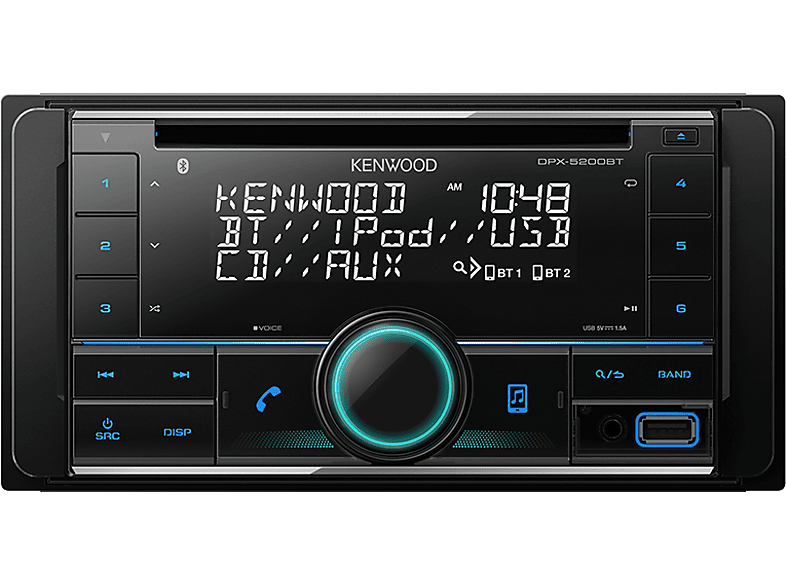 KENWOOD Autoradio Bluetooth CD USB (DPX-5200BT)